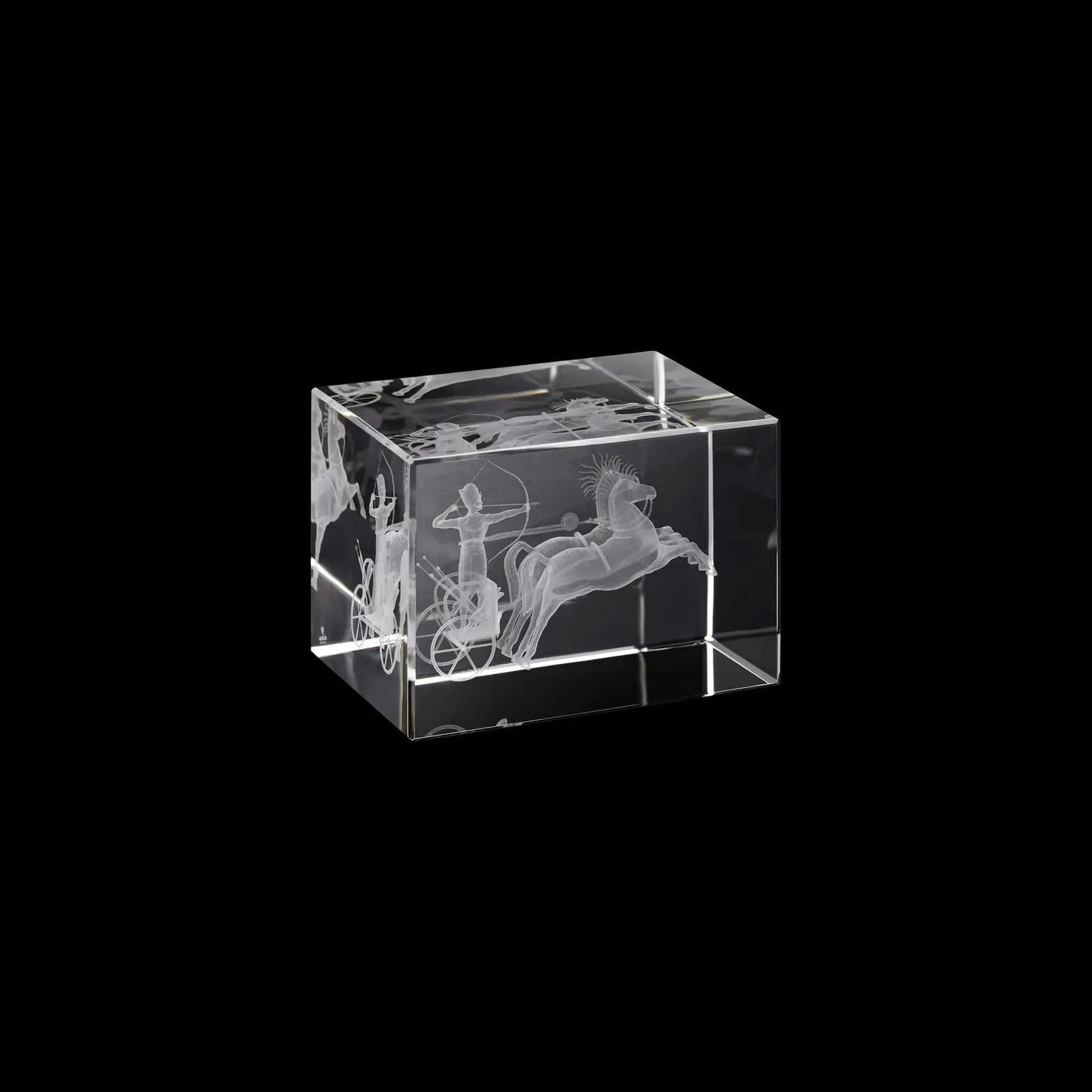 Sunbeam Delights 3D Chariot Crystal Cube